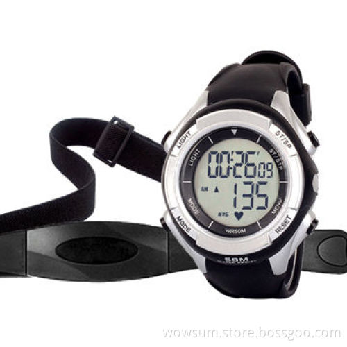 Sports Heart Rate Monitor Watch, Calorie Counter/Stopwatch/Countdown Timer